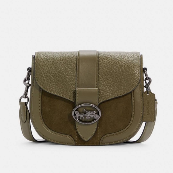 Coach Handbags - Authentic Coach Georgie Saddle Crossbody Bag